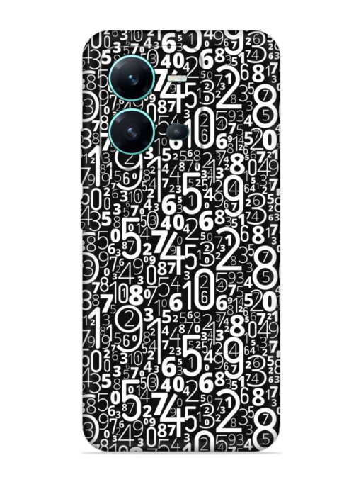 Many Numbers Different Embossed Soft Silicone Case for Vivo V25 (5G)