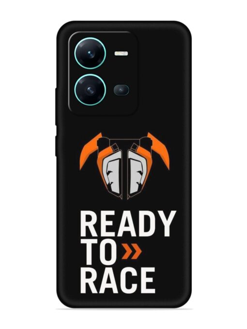 Ready To Race Embossed Soft Silicone Case for Vivo V25 (5G)