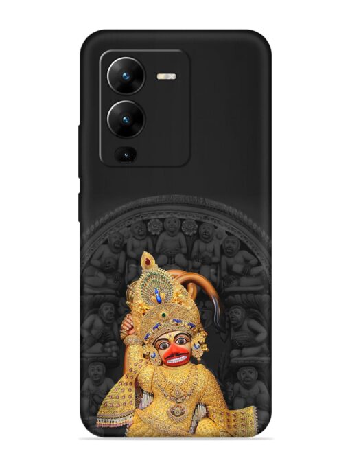 Indian Gold Hanuman Embossed Soft Silicone Case for Vivo V25 Pro (5G)