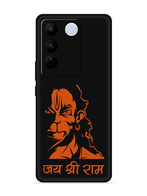 Angry Hanuman Embossed Soft Silicone Case for Vivo V27 (5G)