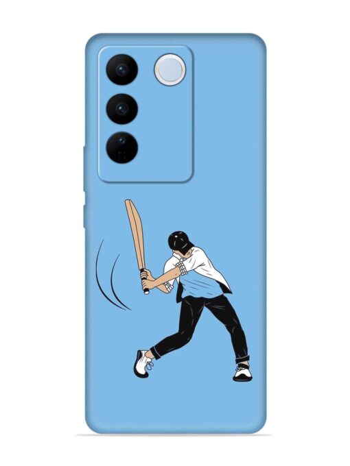 Cricket Gully Boy Embossed Soft Silicone Case for Vivo V27 (5G)