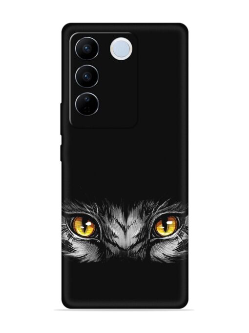 Scary Eye Embossed Soft Silicone Case for Vivo V27 Pro (5G) Zapvi