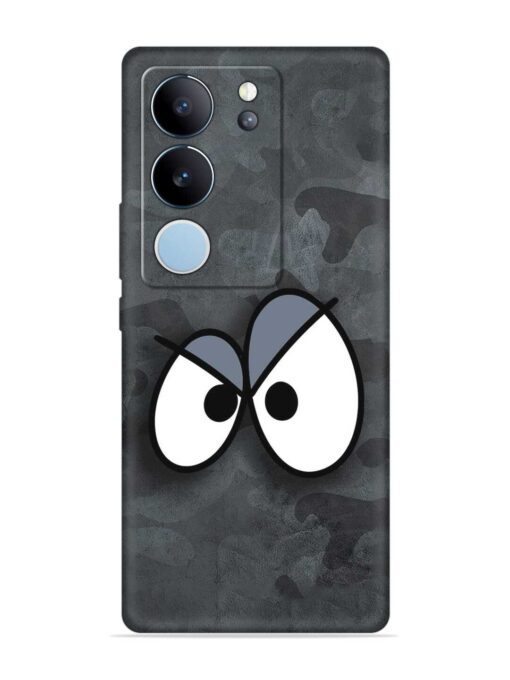 Big Eyes Night Mode Embossed Soft Silicone Case for Vivo V29 (5G) Zapvi