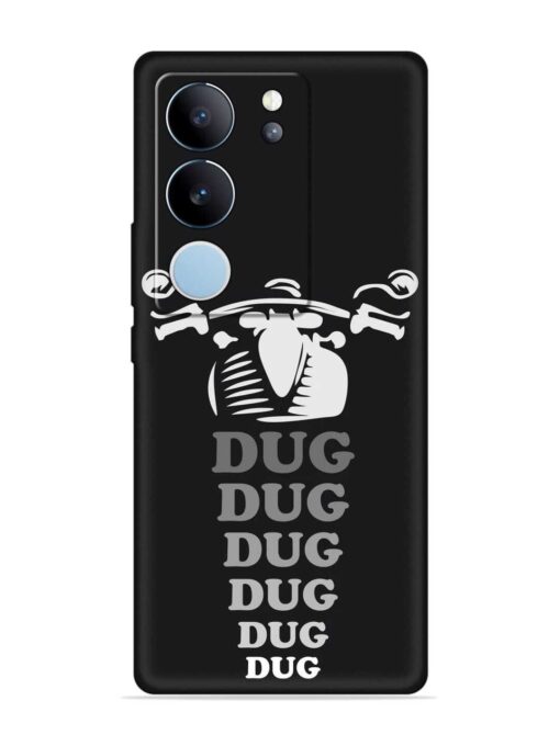 Dug Dug Dug Embossed Soft Silicone Case for Vivo V29 (5G)