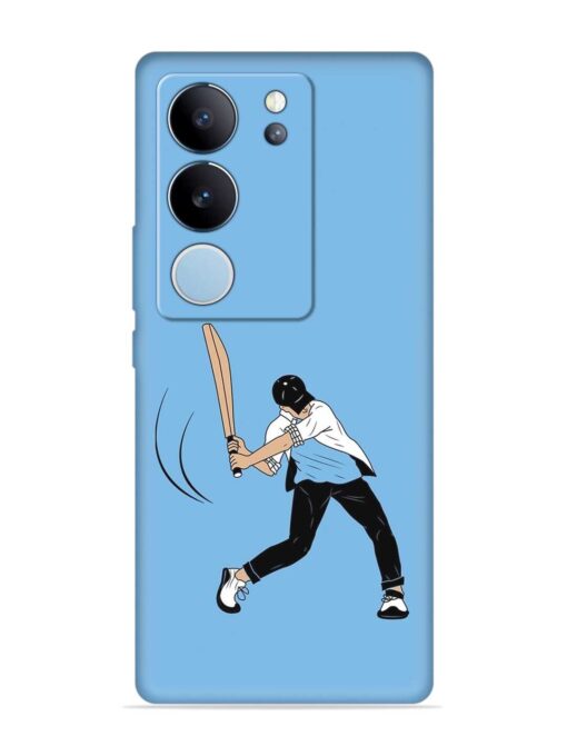 Cricket Gully Boy Embossed Soft Silicone Case for Vivo V29 (5G)