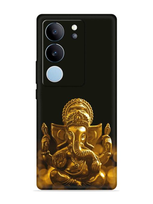 Lord Ganesha Indian Festival Embossed Soft Silicone Case for Vivo V29 (5G) Zapvi