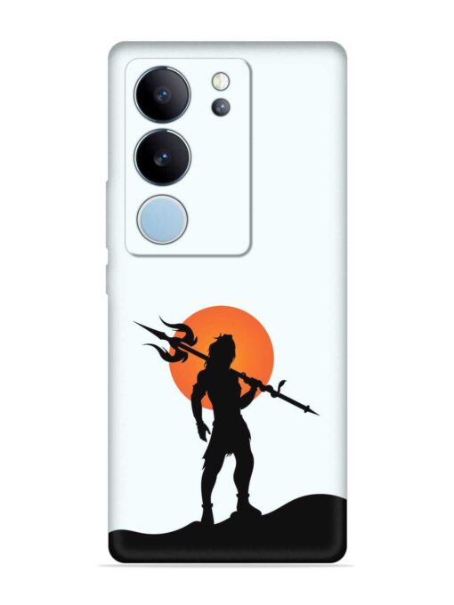 Lord Mahadev Trendy Embossed Soft Silicone Case for Vivo V29 (5G) Zapvi