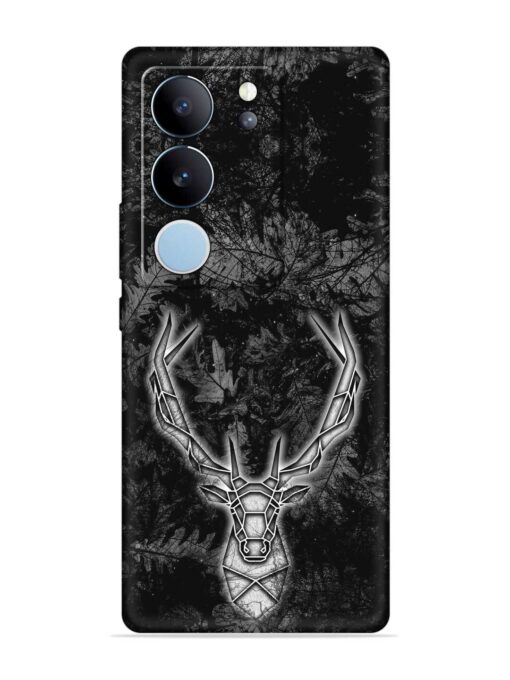 Ancient Deer Embossed Soft Silicone Case for Vivo V29 (5G) Zapvi