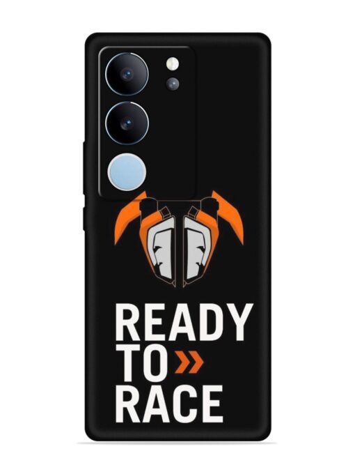 Ready To Race Embossed Soft Silicone Case for Vivo V29 (5G) Zapvi