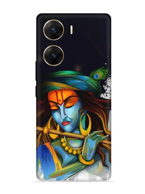 Krishna Art Embossed Soft Silicone Case for Vivo V29E (5G) Zapvi