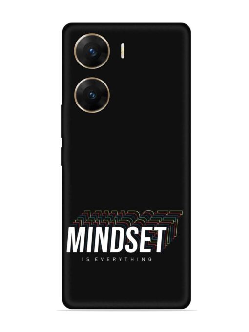 Mindset Everything Slogan Embossed Soft Silicone Case for Vivo V29E (5G) Zapvi