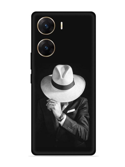 Men Under Hat Embossed Soft Silicone Case for Vivo V29E (5G) Zapvi