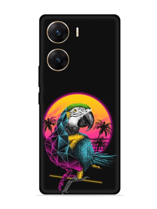 Rad Parrot Embossed Soft Silicone Case for Vivo V29E (5G) Zapvi