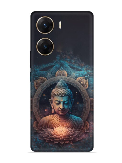 Gautam Buddha Embossed Soft Silicone Case for Vivo V29E (5G) Zapvi