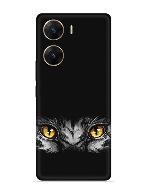 Scary Eye Embossed Soft Silicone Case for Vivo V29E (5G) Zapvi