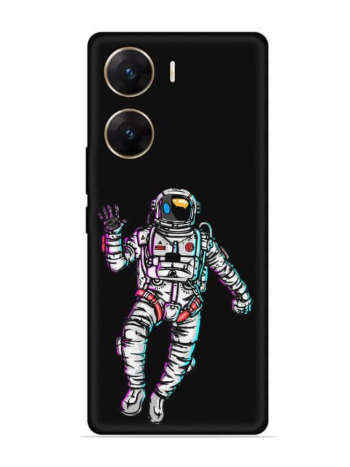 Spaceman Embossed Soft Silicone Case for Vivo V29E (5G) Zapvi