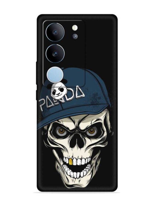 Panda Skull Embossed Soft Silicone Case for Vivo V29 Pro (5G)