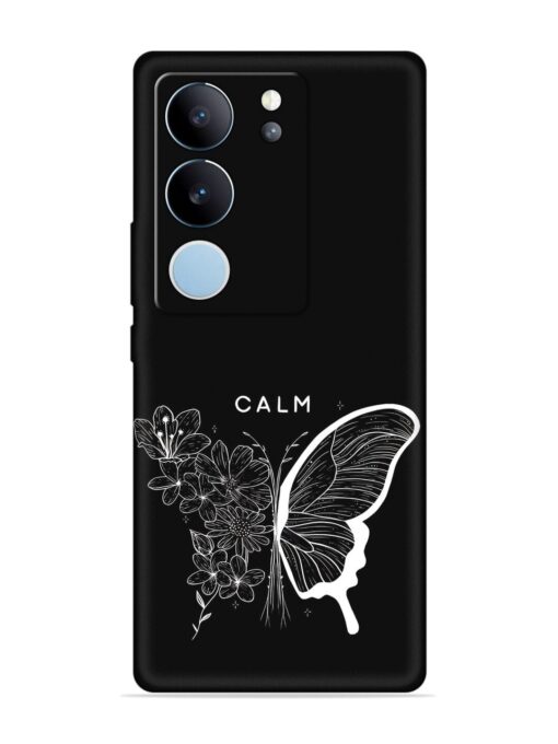 Calm Embossed Soft Silicone Case for Vivo V29 Pro (5G)