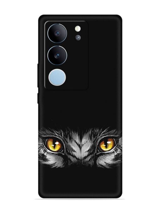 Scary Eye Embossed Soft Silicone Case for Vivo V29 Pro (5G)