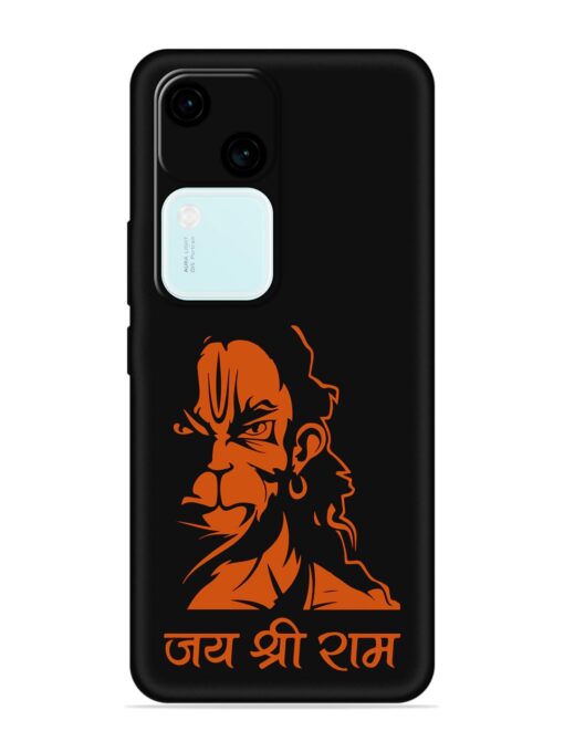 Angry Hanuman Embossed Soft Silicone Case for Vivo V30 (5G)