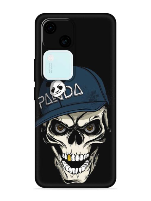 Panda Skull Embossed Soft Silicone Case for Vivo V30 (5G)