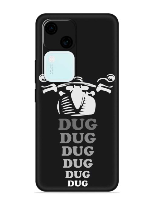 Dug Dug Dug Embossed Soft Silicone Case for Vivo V30 (5G)