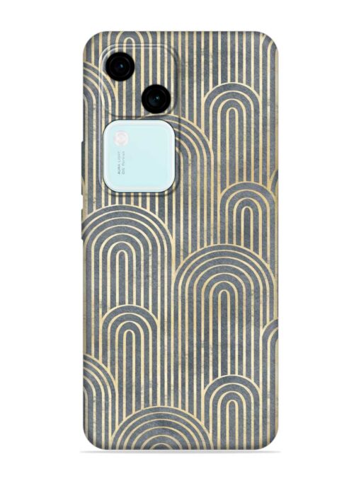 Art Deco Style Embossed Soft Silicone Case for Vivo V30 (5G)