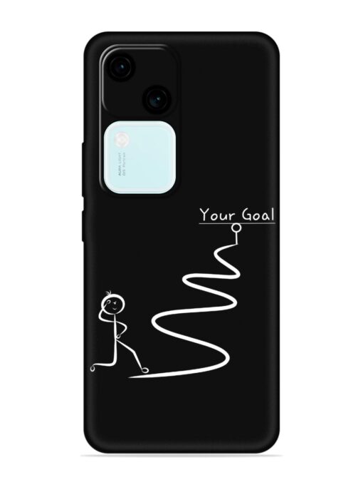 Your Goal Embossed Soft Silicone Case for Vivo V30 (5G)