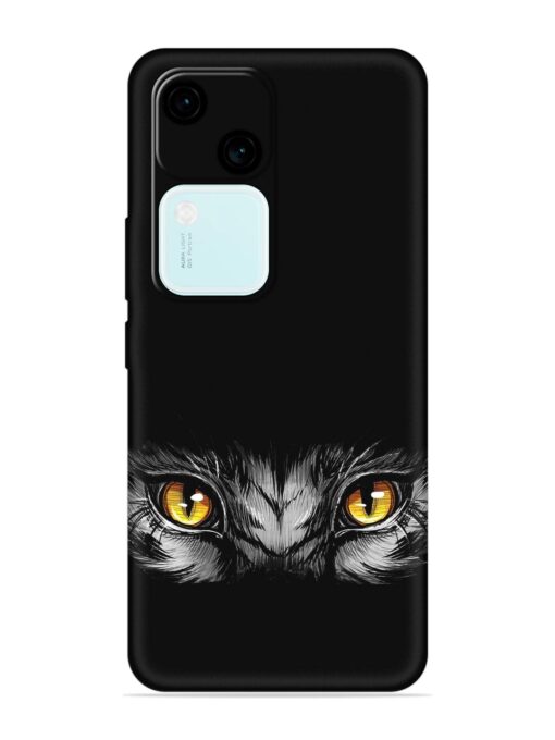 Scary Eye Embossed Soft Silicone Case for Vivo V30 (5G)