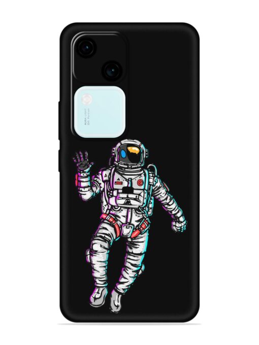 Spaceman Embossed Soft Silicone Case for Vivo V30 (5G) Zapvi