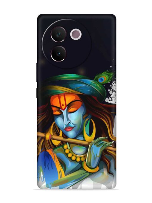 Krishna Art Embossed Soft Silicone Case for Vivo V30E (5G) Zapvi