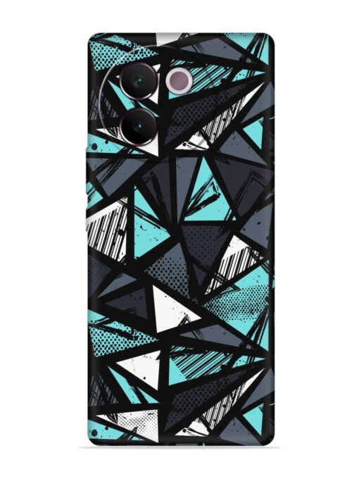 Abstract Seamless Embossed Soft Silicone Case for Vivo V30E (5G) Zapvi