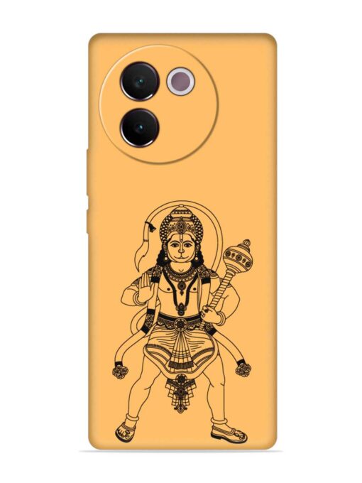 Indian God Hanuman Embossed Soft Silicone Case for Vivo V30E (5G) Zapvi