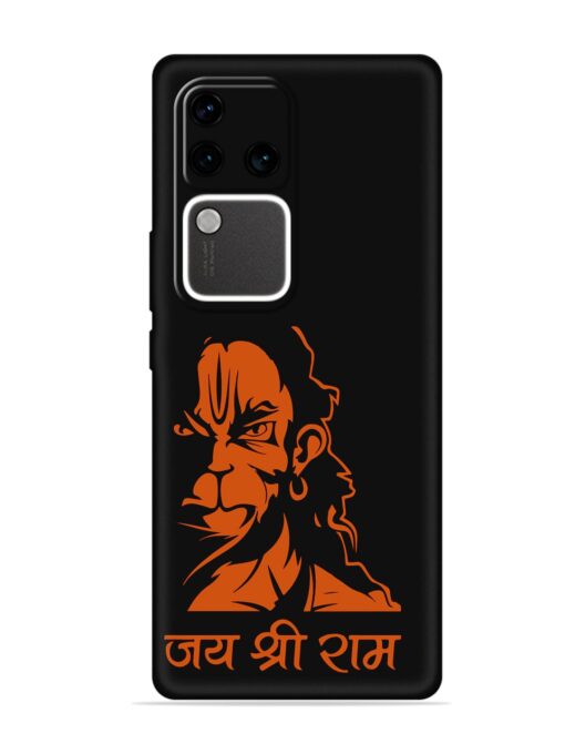 Angry Hanuman Embossed Soft Silicone Case for Vivo V30 Pro (5G) Zapvi