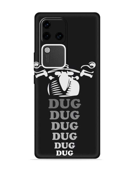 Dug Dug Dug Embossed Soft Silicone Case for Vivo V30 Pro (5G)