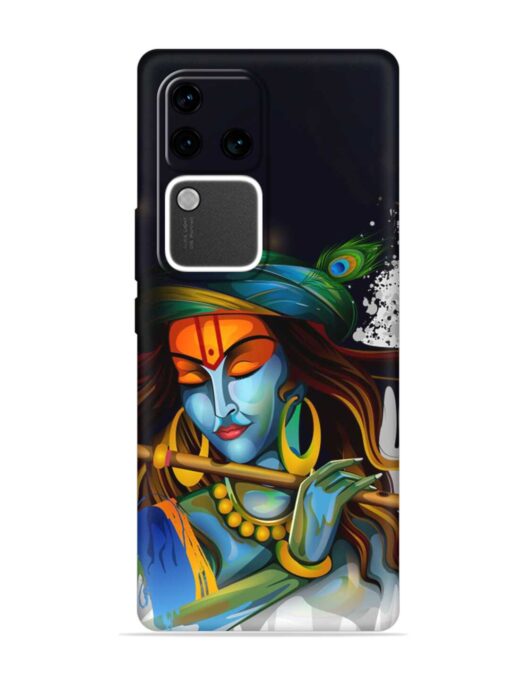 Krishna Art Embossed Soft Silicone Case for Vivo V30 Pro (5G) Zapvi