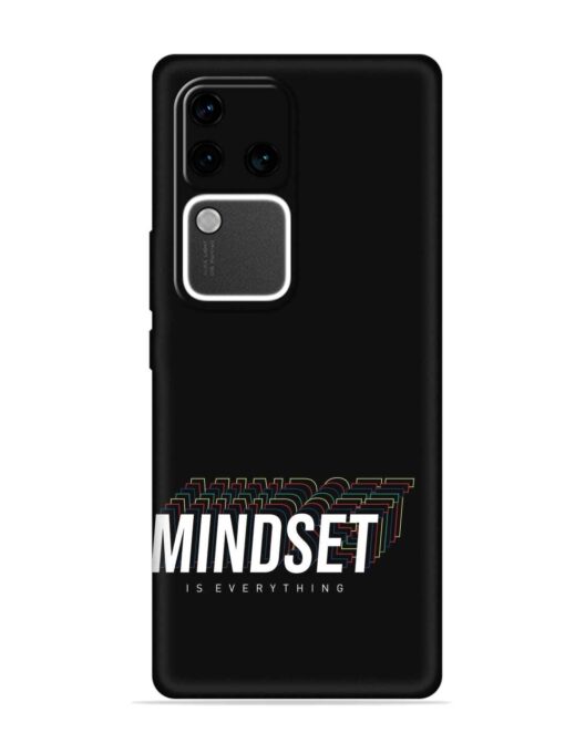 Mindset Everything Slogan Embossed Soft Silicone Case for Vivo V30 Pro (5G)