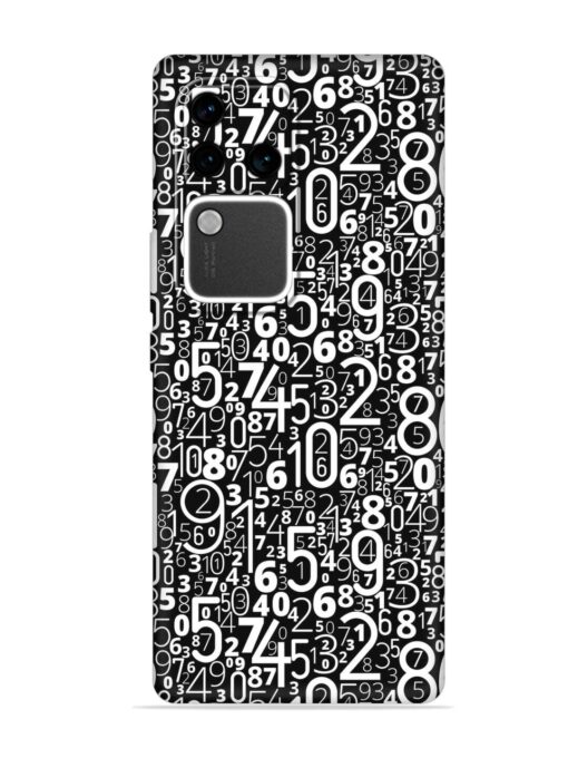 Many Numbers Different Embossed Soft Silicone Case for Vivo V30 Pro (5G) Zapvi