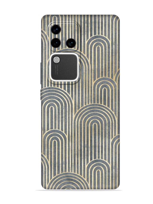 Art Deco Style Embossed Soft Silicone Case for Vivo V30 Pro (5G) Zapvi