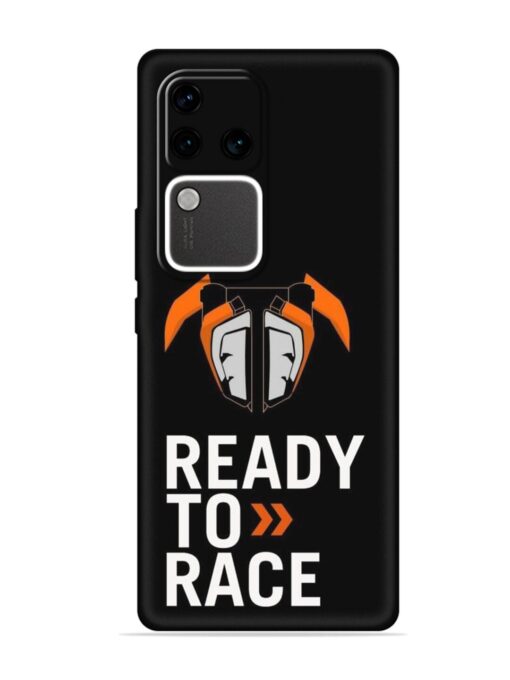 Ready To Race Embossed Soft Silicone Case for Vivo V30 Pro (5G) Zapvi