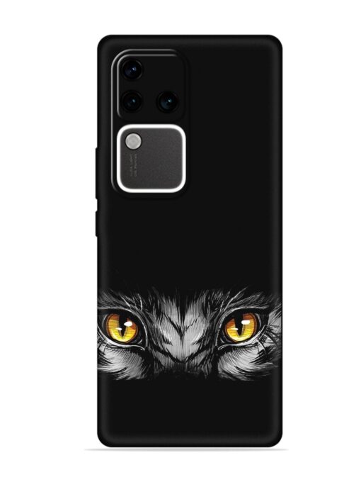 Scary Eye Embossed Soft Silicone Case for Vivo V30 Pro (5G) Zapvi