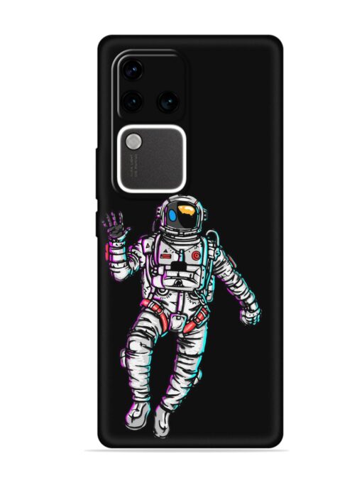 Spaceman Embossed Soft Silicone Case for Vivo V30 Pro (5G)