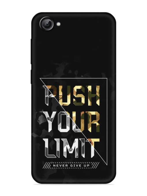 Push Your Limits Embossed Soft Silicone Case for Vivo V5 Zapvi