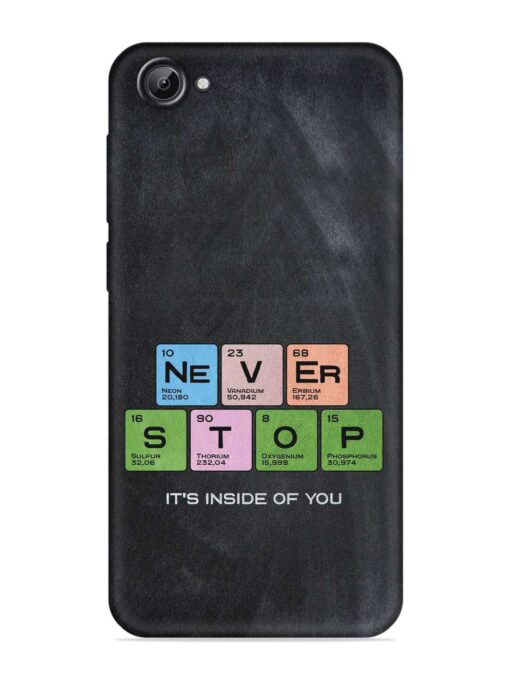 Never Stop It'S Inside Of You Embossed Soft Silicone Case for Vivo V5 Zapvi