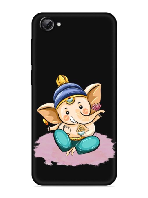 Bal Ganesh Vector Art Embossed Soft Silicone Case for Vivo V5 Zapvi