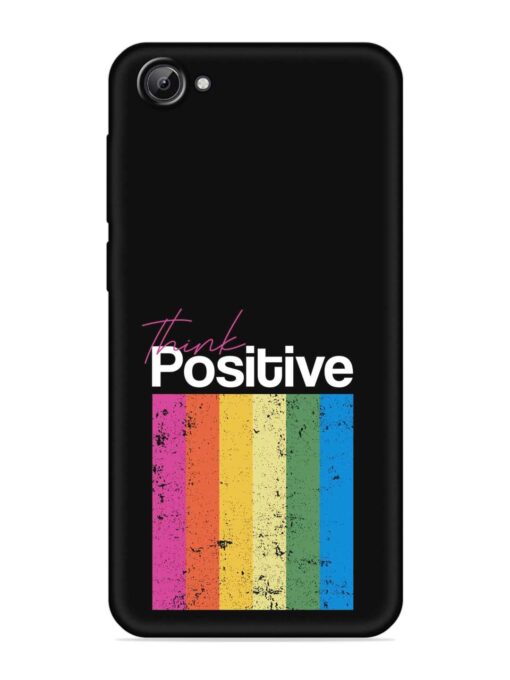 Think Positive Typography Embossed Soft Silicone Case for Vivo V5 Zapvi