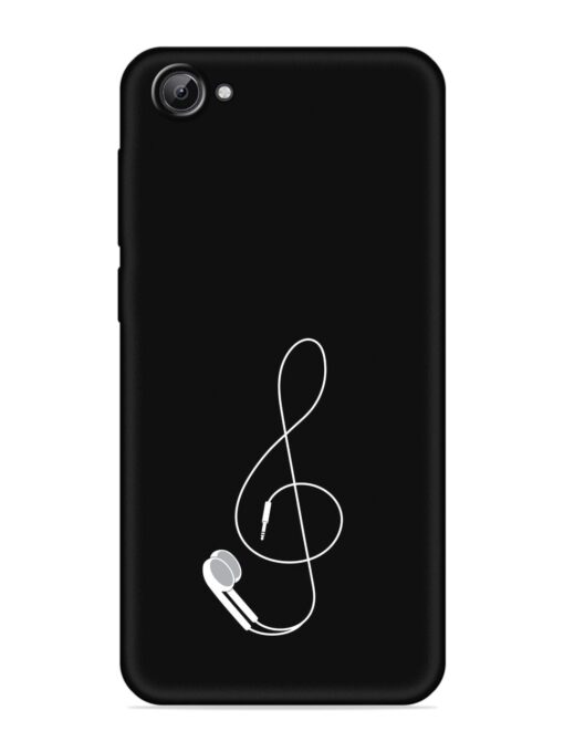 Music Earphone Vector Embossed Soft Silicone Case for Vivo V5 Zapvi