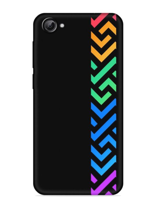 Colorshape Stripes Embossed Soft Silicone Case for Vivo V5 Zapvi