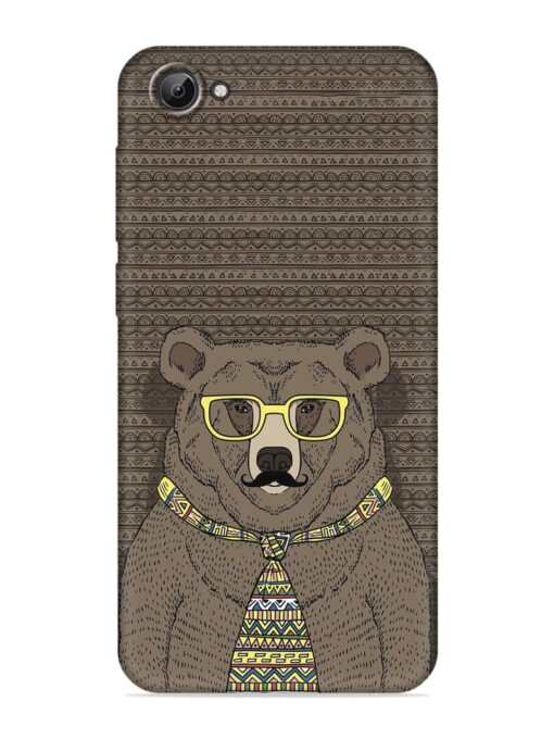 Grizzly Bear Embossed Soft Silicone Case for Vivo V5 Zapvi