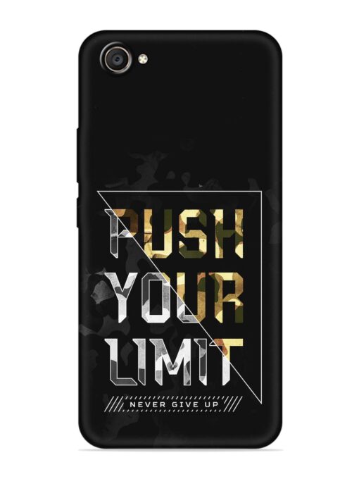 Push Your Limits Embossed Soft Silicone Case for Vivo V5 Plus Zapvi